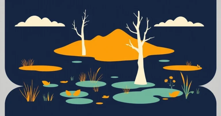 Illustration for Describing Swamps: A Comprehensive Guide to Adjectives