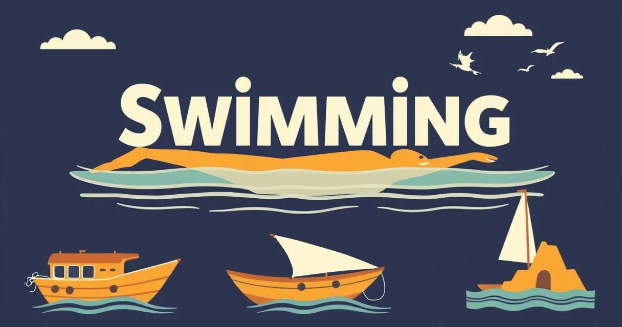 Illustration for Descriptive Adjectives for Swimming: A Comprehensive Guide