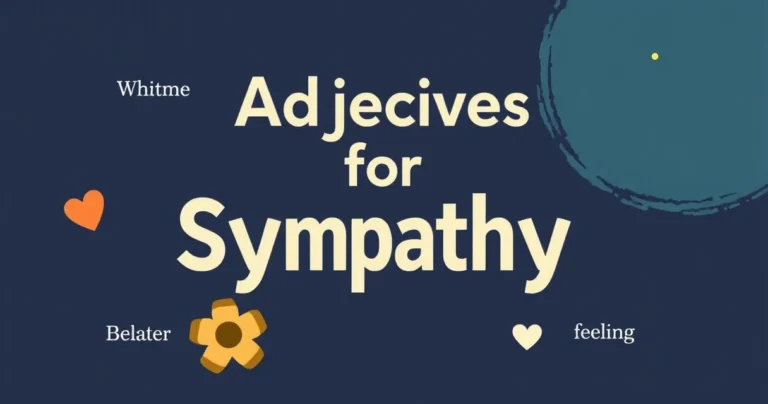 Illustration for Adjectives for Sympathy: Expressing Compassion in English