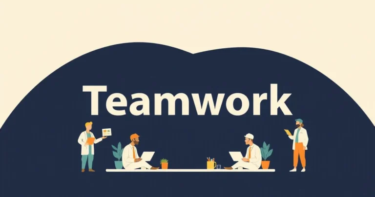 Illustration for Describing Teamwork: Mastering Adjectives for Collaboration