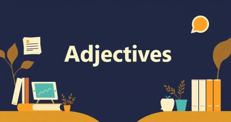 Illustration for Adjectives: The Ultimate Guide for Teens
