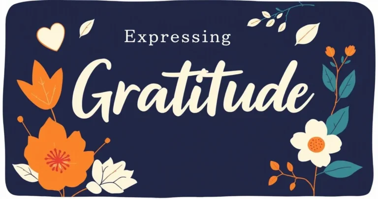 Illustration for Expressing Gratitude: Mastering Adjectives for Thanks