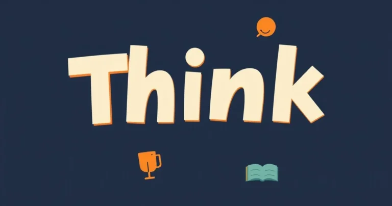 Illustration for Adjectives for ‘Think’: Enhancing Your English Vocabulary
