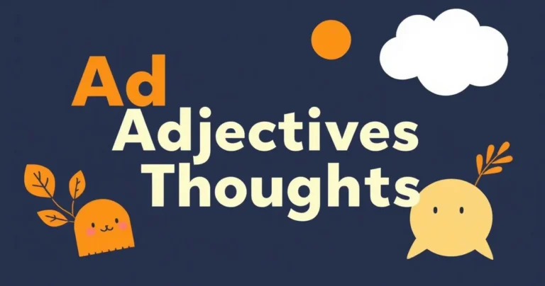 Illustration for Adjectives for Thoughts: Describing Mental Processes