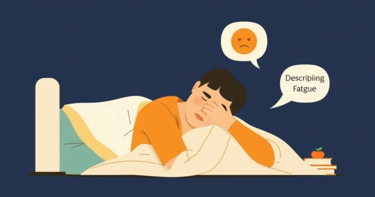 Illustration for Describing Fatigue: A Guide to Adjectives for “Tired”