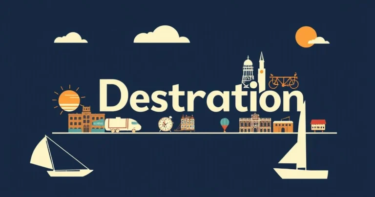 Illustration for Describing Destinations: Adjectives for Tourism Excellence
