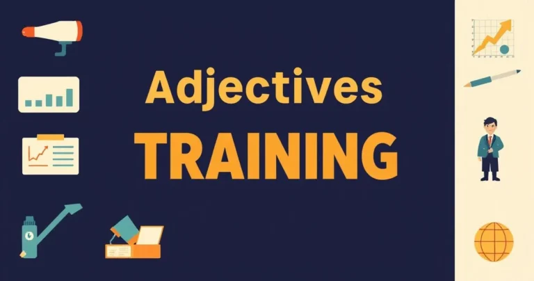 Illustration for Effective Adjectives for Training: A Comprehensive Guide
