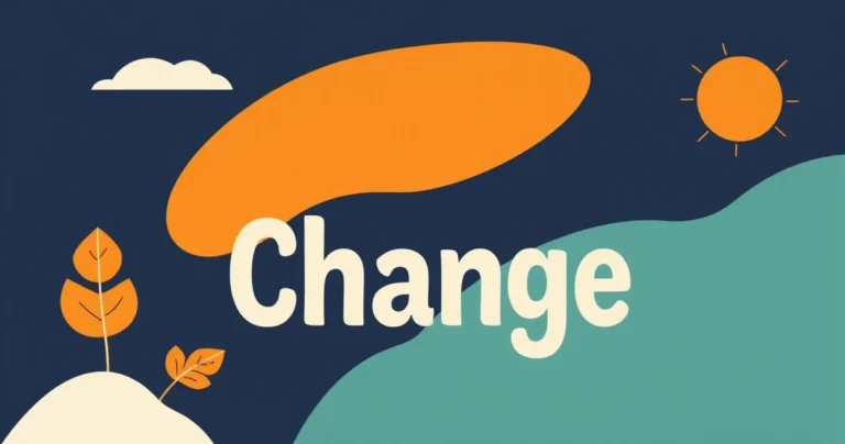 Illustration for Describing Change: Adjectives for Transformation