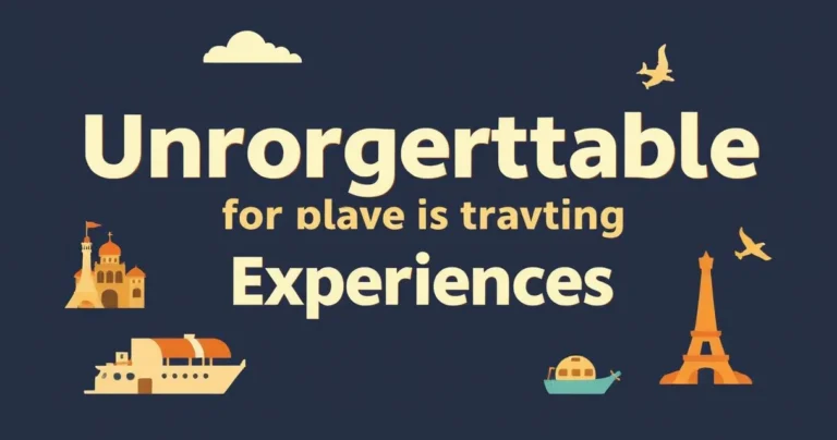 Illustration for Descriptive Adjectives for Unforgettable Travel Experiences