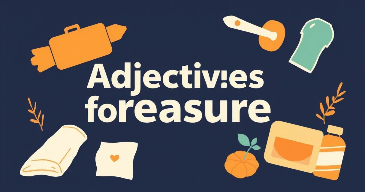 Illustration for Adjectives for Treasure: A Comprehensive Guide
