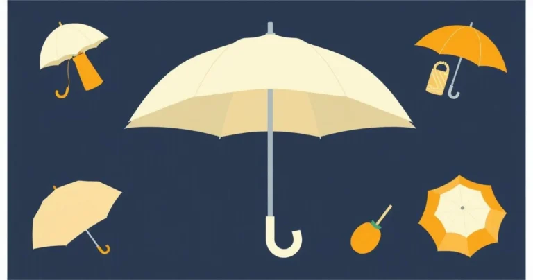 Illustration for Descriptive Adjectives for Umbrellas: A Comprehensive Guide