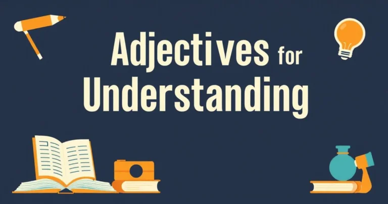 Illustration for Adjectives for Understanding: Mastering Descriptive Language