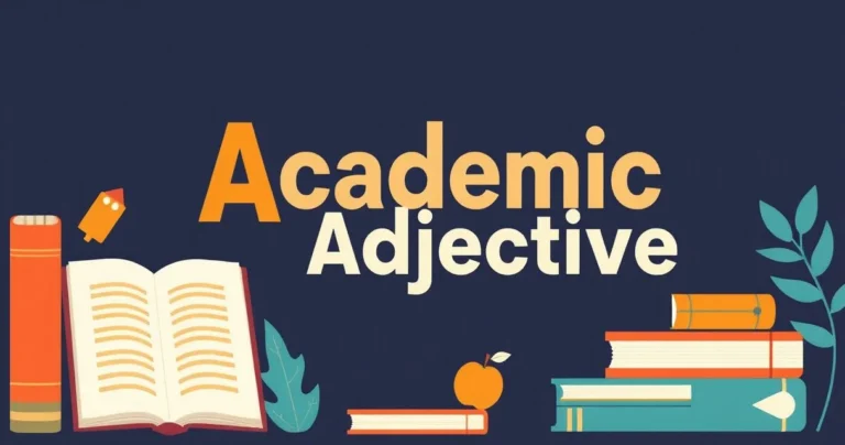 Illustration for Academic Adjectives: A University Grammar Guide
