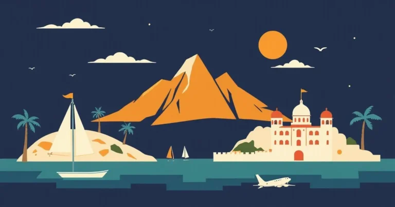 Illustration for Describing Your Getaway: Adjectives for Vacation