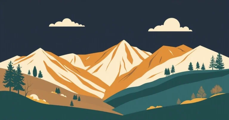 Illustration for Describing Valleys: A Guide to Adjectives