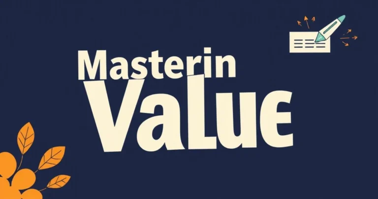Illustration for Mastering Value: A Comprehensive Guide to Adjectives of Value