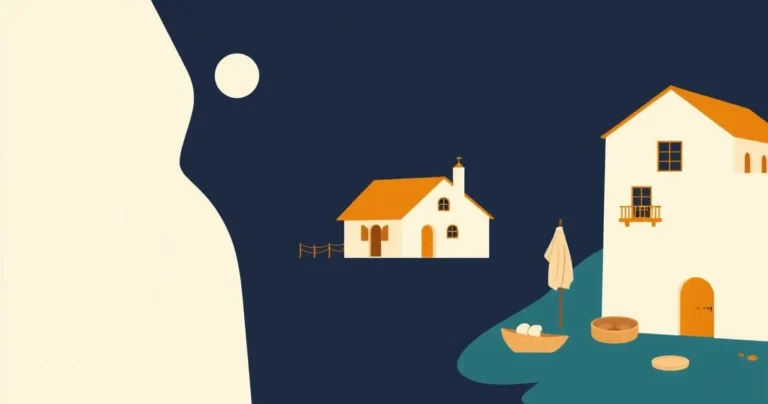 Illustration for Describing Village Life: A Guide to Adjectives for Villages