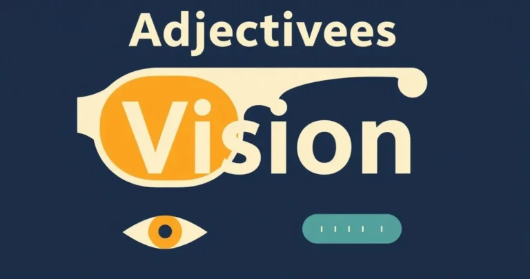 Illustration for Adjectives for Vision: Describing What We See