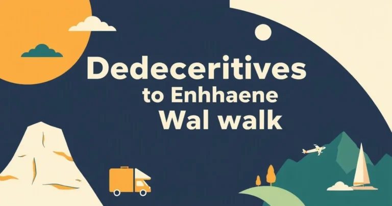 Illustration for Descriptive Adjectives to Enhance Your Walks: A Comprehensive Guide