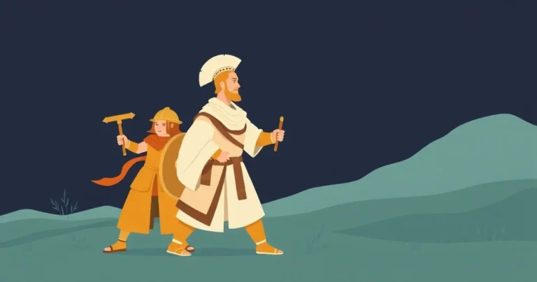 Illustration for Describing Warriors: A Guide to Adjectives for Courage and Might