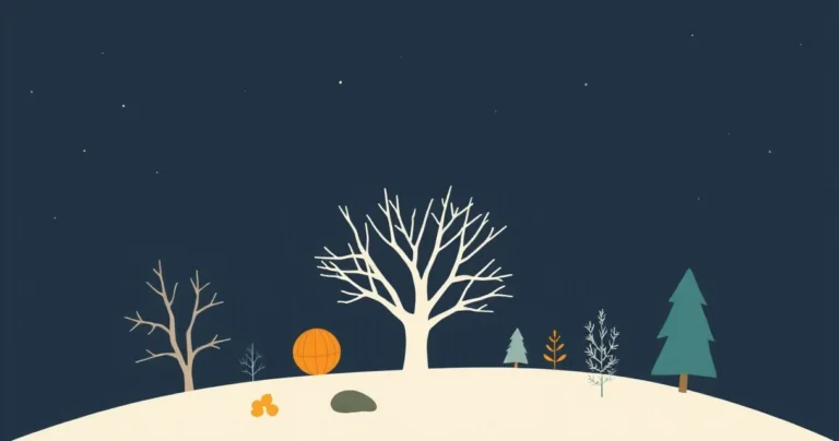 Illustration for Describing Winter: A Guide to Adjectives for the Cold Season