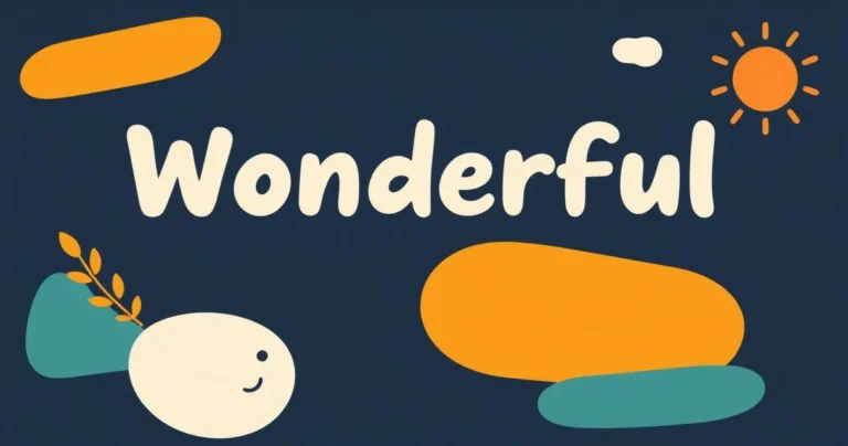 Illustration for Adjectives for Wonderful: A Comprehensive Guide