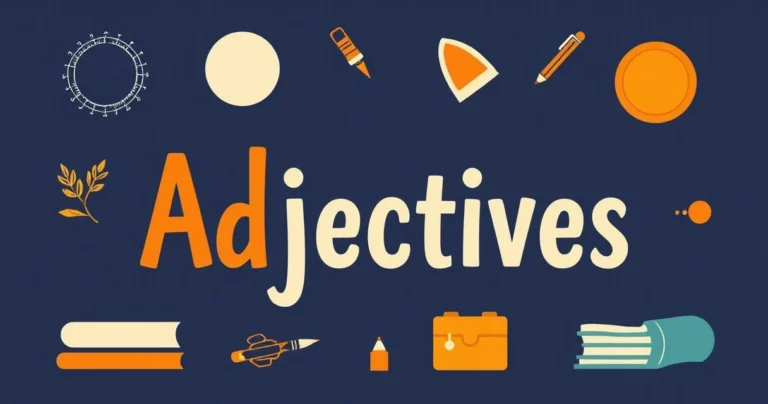 Illustration for Adjectives: A Writer’s Essential Guide to Descriptive Language