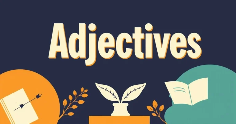 Illustration for Adjectives: A Comprehensive Guide to Descriptive Writing