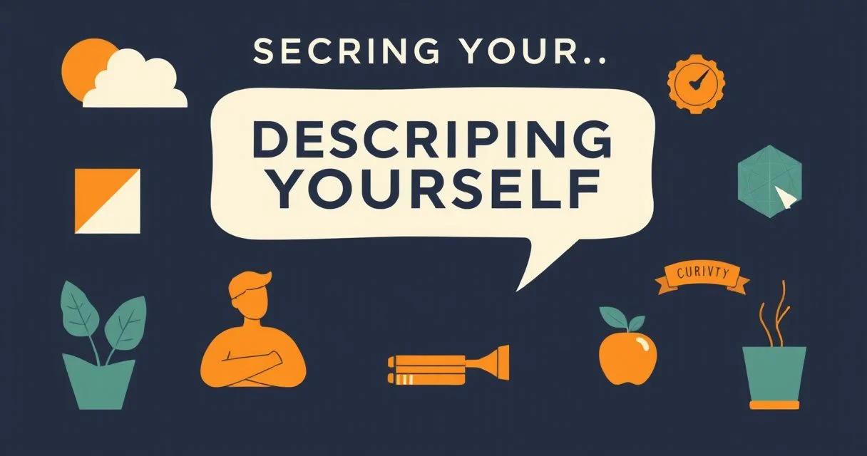 Illustration for Describing Yourself: Mastering Adjectives for Self-Portrayal