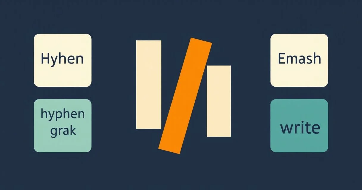 Illustration for Hyphen, En Dash, Em Dash: Three Marks, Three Jobs