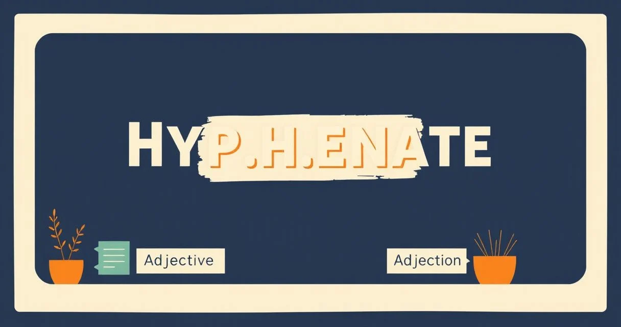 Illustration for When to Hyphenate Two Words Working as One Adjective