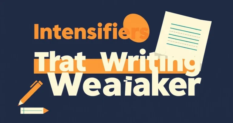 Illustration for The Intensifiers That Make Writing Weaker