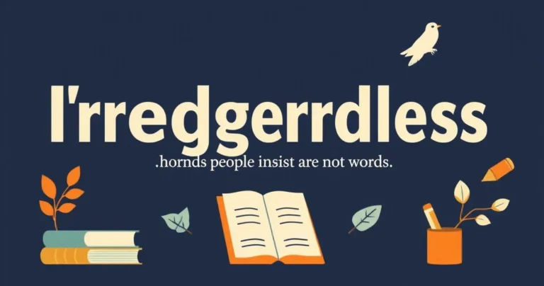 Illustration for “Irregardless” and the Words People Insist Are Not Words