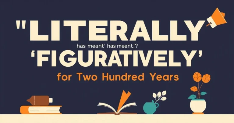 Illustration for “Literally” Has Meant “Figuratively” for Two Hundred Years