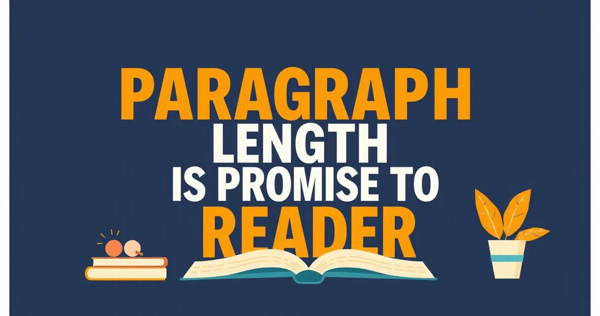 Illustration for Paragraph Length Is a Promise to the Reader